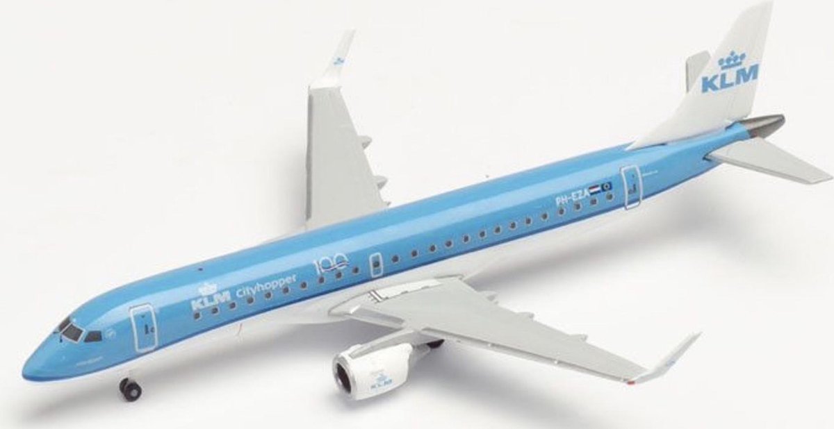 Embraer ERJ 190 KLM Cityhopper 100 jaar (NL)