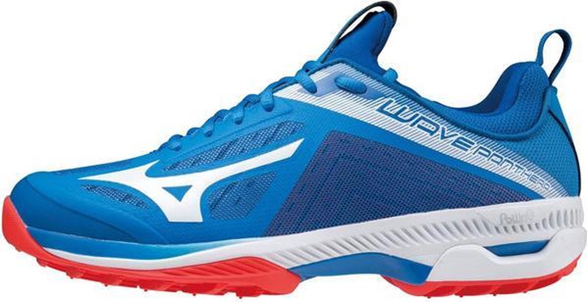 Mizuno Wave Panthera - blauw/oranje - maat 46