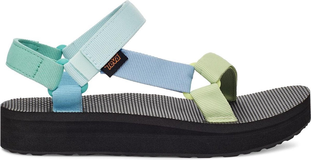 TEVA W Midform Universal Sandalen Dames - Blauw / Groen - Maat 36