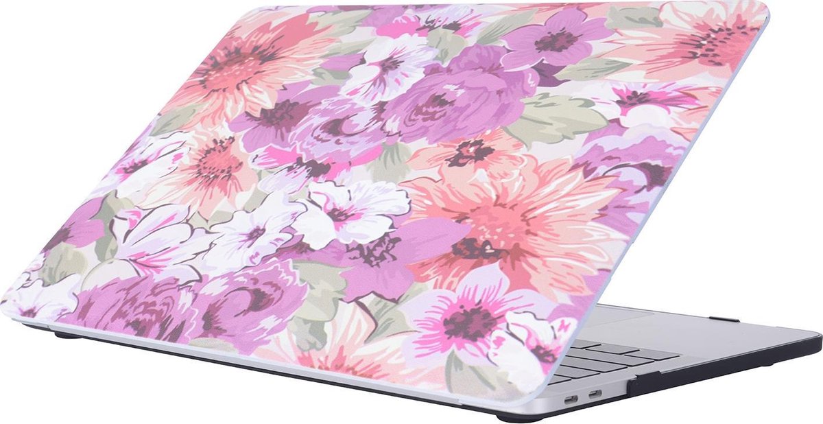 Mobigear Hardshell Case Bloemen Serie 28 Macbook Pro 13 inch Thunderbolt 3 (USB-C)