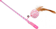 Duvo+ Speelhengel catchy papierenbal Roze 46x4x3