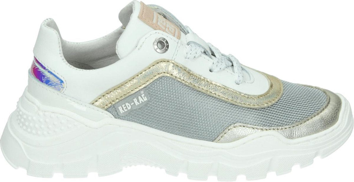 Red Rag 13010 - Kinderen MeisjesLage schoenen - Kleur: Wit/beige - Maat: 30