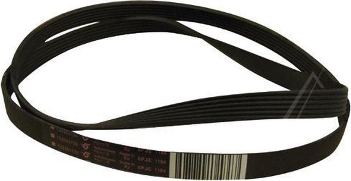 Aandrijfsnaar riem wasmachine 1184J6  Aeg Zanussi Electrolux 6180