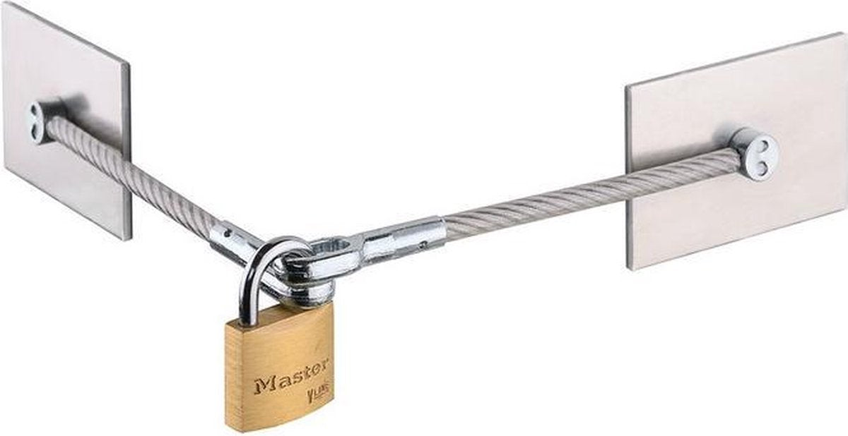 Human Protection zwaar koelkastslot RVS