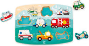 Hape Toys Emergency Peg Puzzle Contourpuzzel 10 stuk(s)