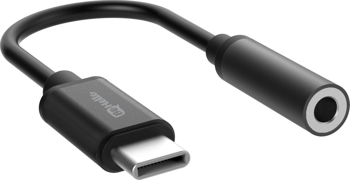 BeHello USB-C to 3.5mm Audio Adapter Black