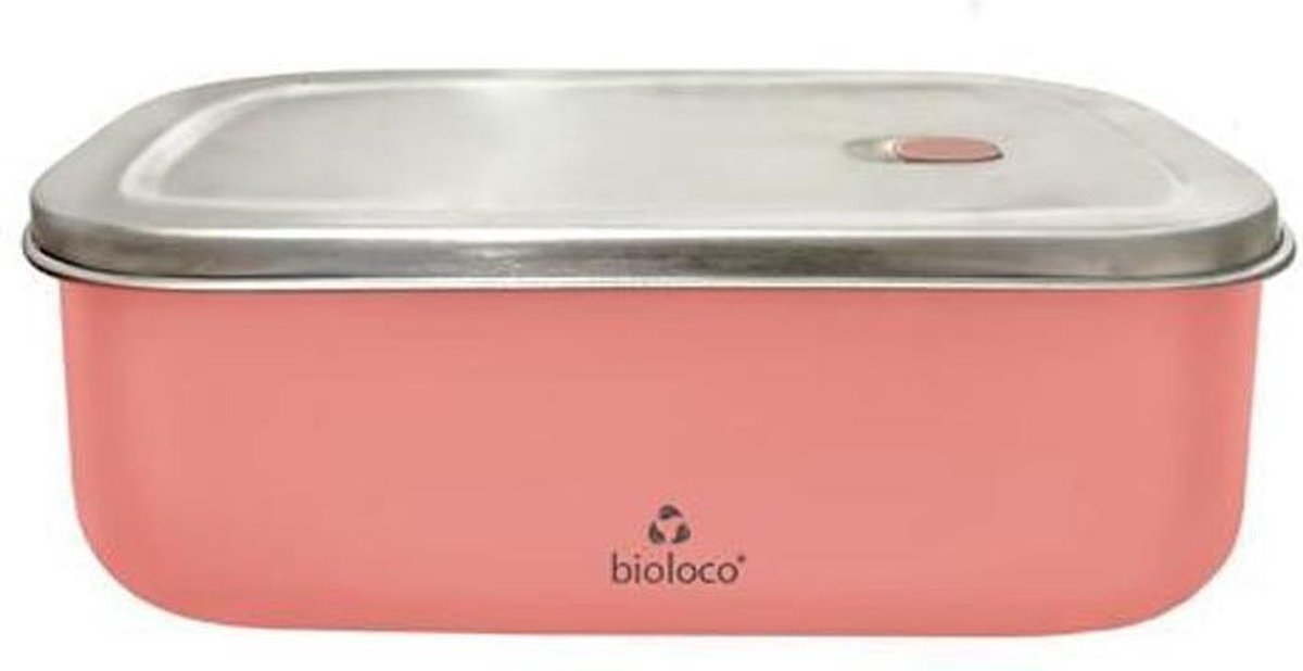 RVS bioloco lunchtrommel 20cm x 13