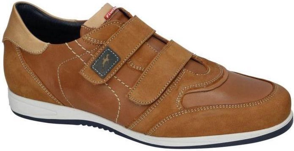 Fluchos -Heren -  cognac/caramel - casual schoenen - maat 44
