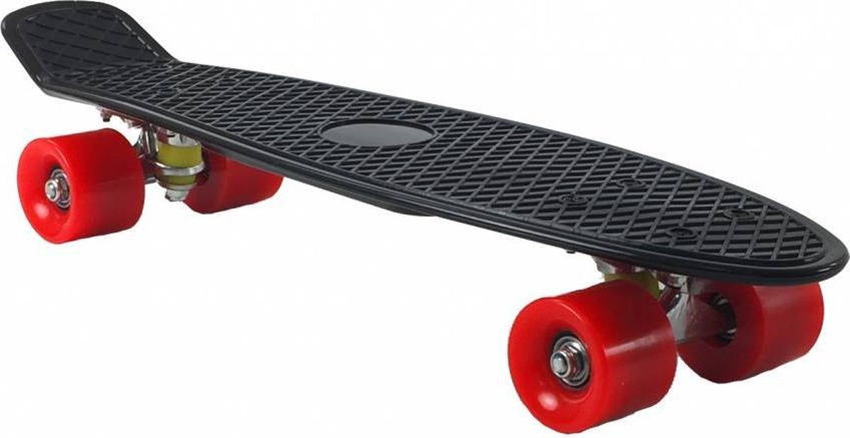 2Cycle - Skateboard - 22.5 inch - Zwart-Rood