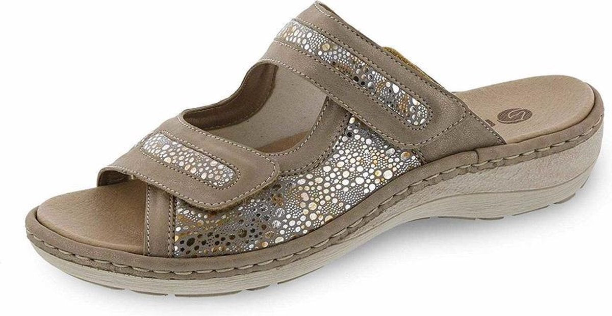 Remonte -Dames -  goud - slippers & muiltjes - maat 39