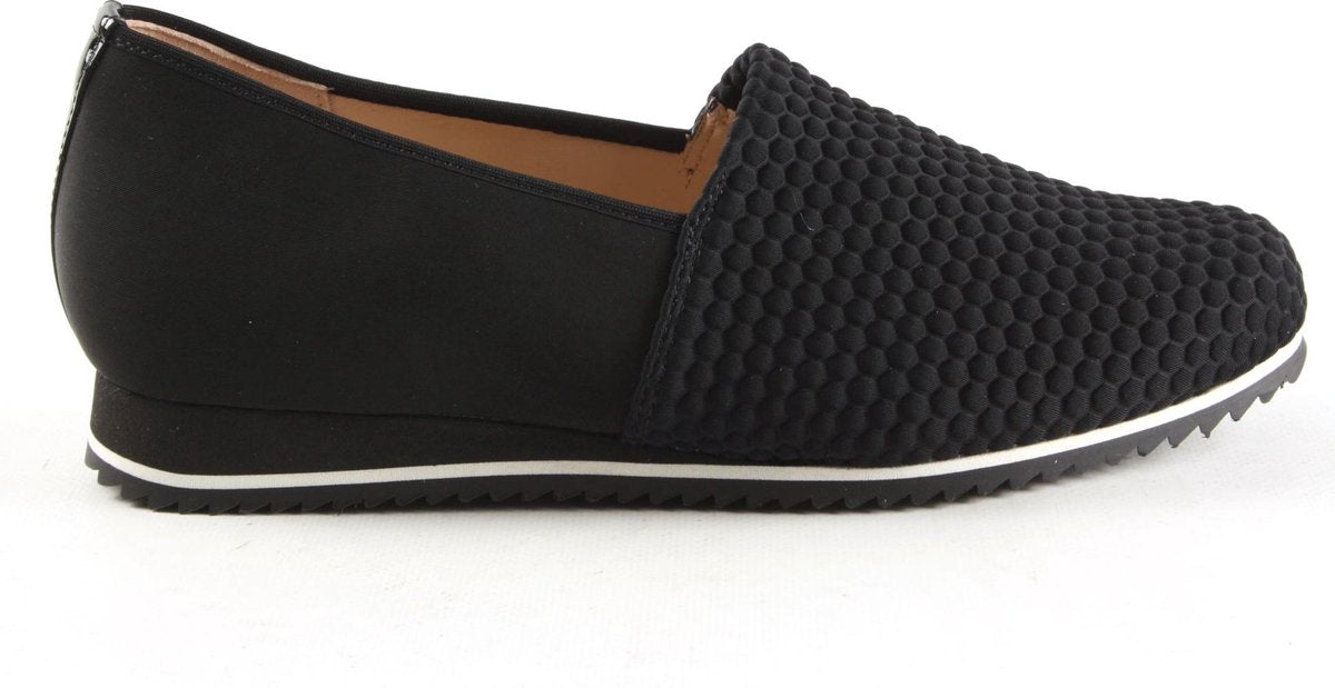 Hassia 301687 - Dames Instappers - Kleur: Zwart - Maat: 38