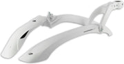 Simpla Spatbordenset Hammer-1 24 - 29 Inch Wit/zwart