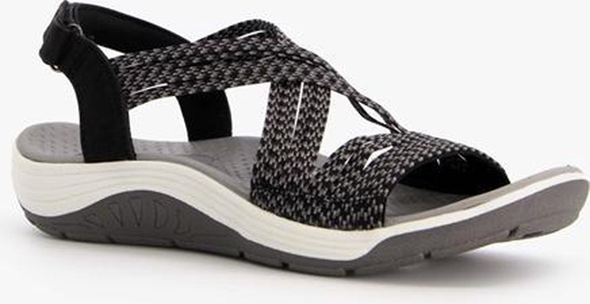 Skechers Reggae Cup Oh Snap sandalen zwart - Maat 39