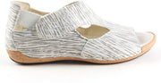 Waldlaufer 342004 H - Volwassenen Sandalen met hakDames Sandalen - Kleur: Wit/beige - Maat: 40.5