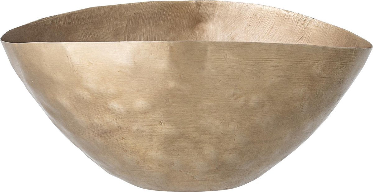 Schaal | Metaal | Goud | 17cm
