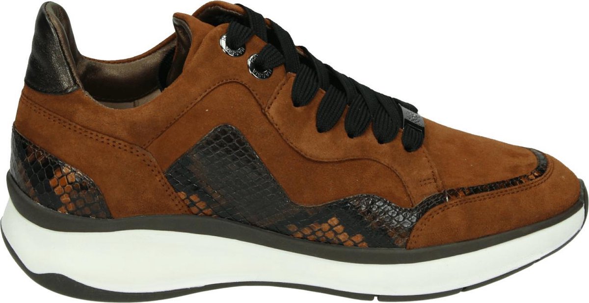 Hassia 301175 - Volwassenen Lage sneakers - Kleur: Cognac - Maat: 37