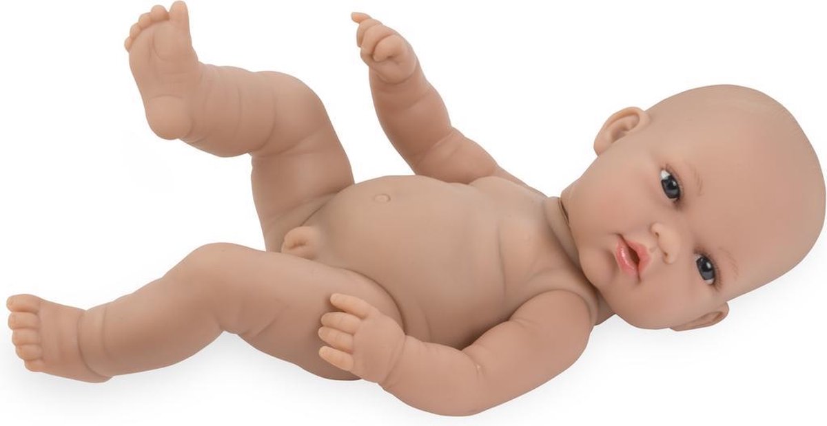 Arias baby pop blank NATAL 33 cm jongen bloot