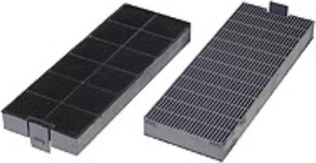 Koolstof filter set a 2 stuks ACC918 afzuigkap 25x9.5 cm Atag Etna Pelgrim 4605