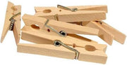 Bellson Wasknijpers Hout (50 stuks)
