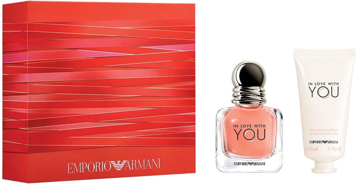 Armani In Love with You Giftset - 30 ml eau de parfum spray + 50 ml handcream - cadeauset voor dames