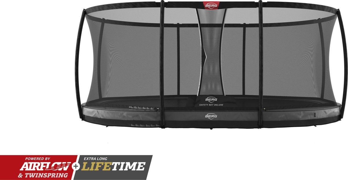 BERG trampoline Grand Elite Inground 520 + Safety Net Deluxe