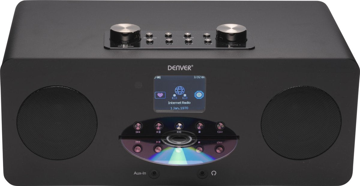 Denver MIR-260Black - Microsysteem met radio en Bluetooth - Zwart
