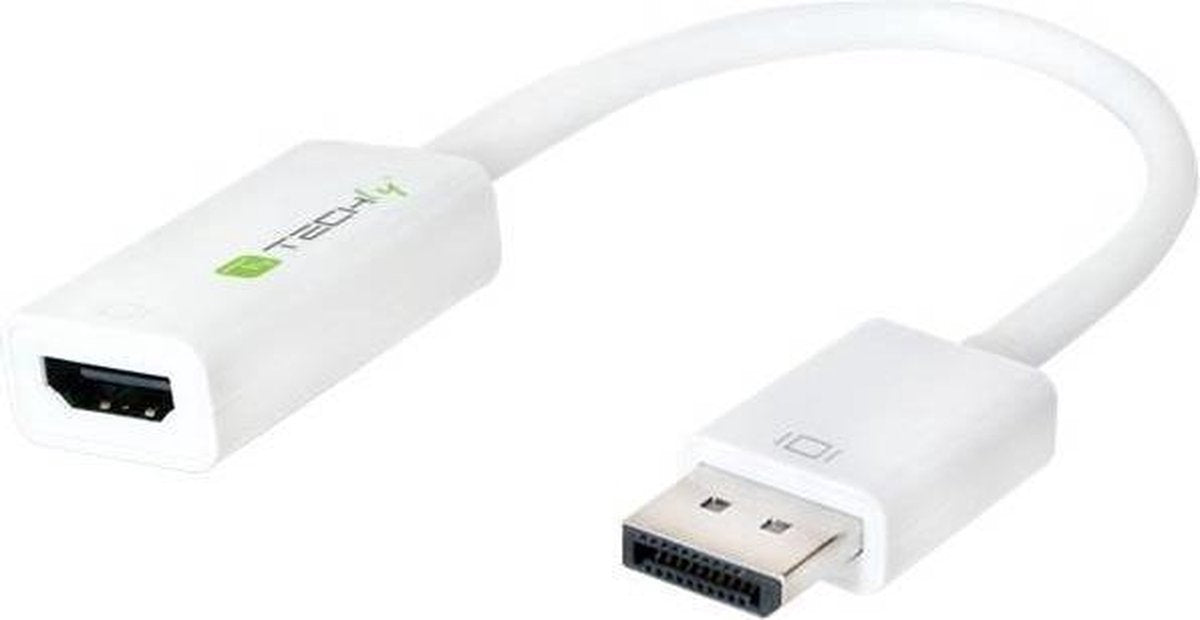 TECHly IADAP-DP-HDMIF2 DisplayPort / HDMI Adapter [1x DisplayPort stekker - 1x HDMI-bus] Zwart 15.00 cm