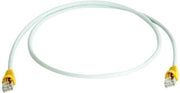 Netwerkkabel RJ45 (cross) CAT 6A S/FTP 7.50 m Grijs Vlambestendig