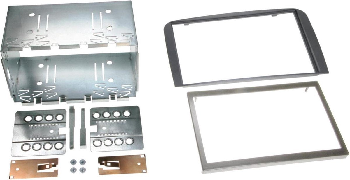 2-DIN Paneel Alfa Romeo 147 / GT 2000-2011 Kleur: Antraciet