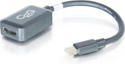 C2G 0.2m Mini DisplayPort M / HDMI F Zwart