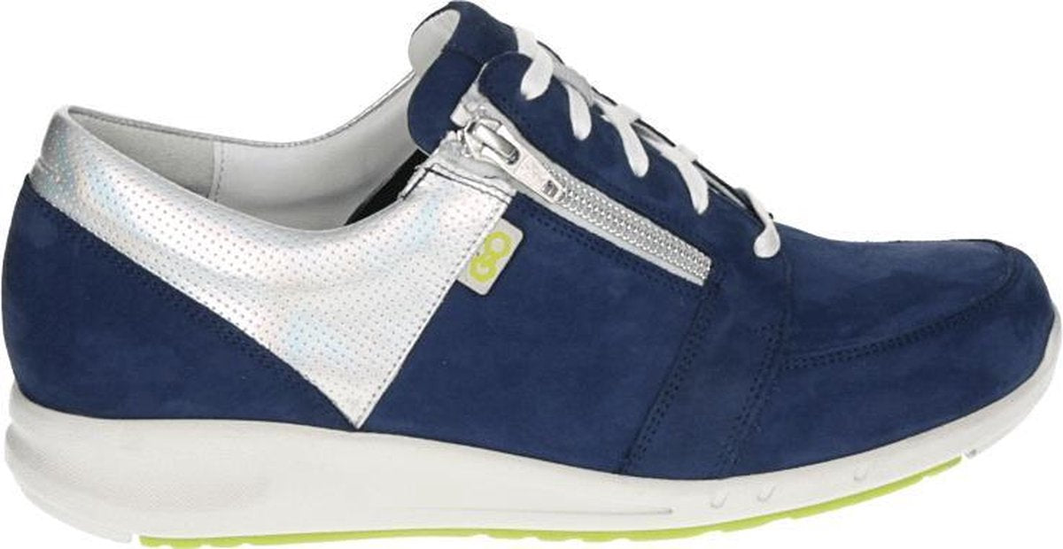 Durea 6219 K - Volwassenen Dames veterschoenen - Kleur: Blauw - Maat: 40.5