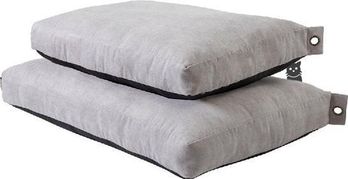 51DN Essential Boxpillow Hondenkussen Light Grey -S
