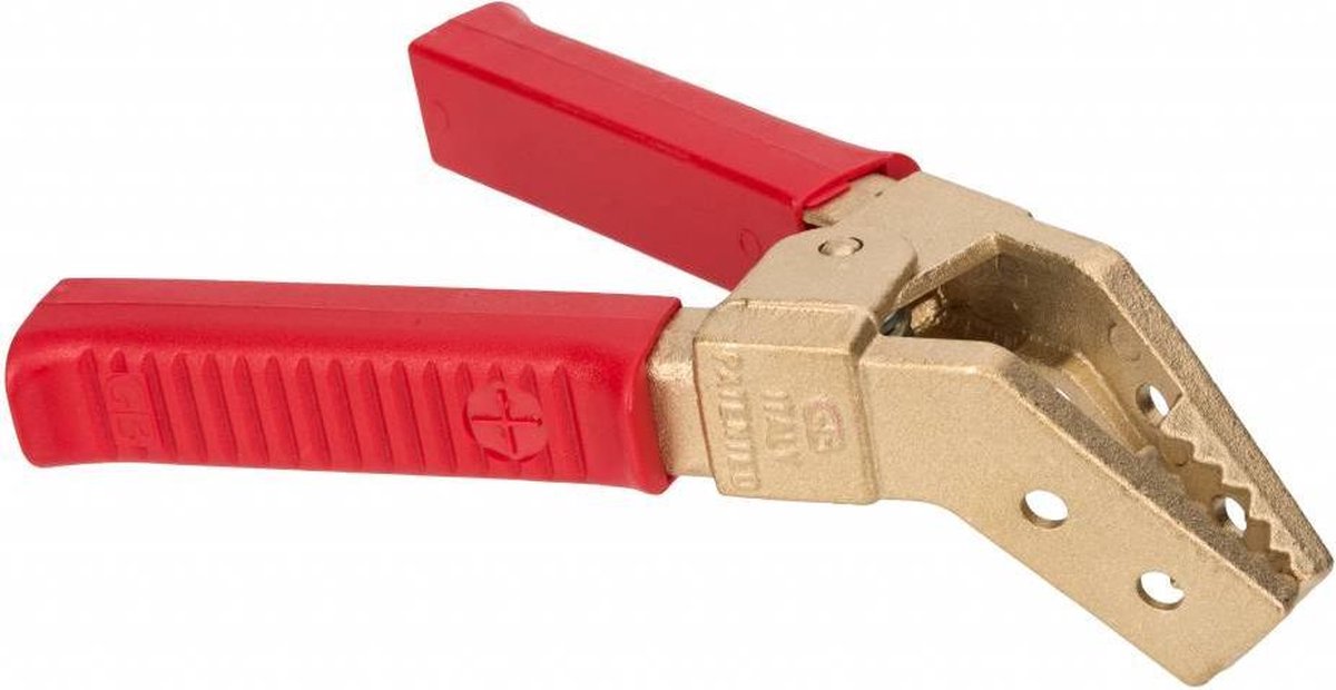 Half geïsoleerde accuklem 800A - hoekklem - Rood