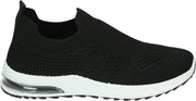 Crosby 417025/01-02 - Volwassenen Instappers - Kleur: Zwart - Maat: 39