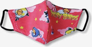 Mondmaskers Kinderen Mondkapje Cartoon Mondmaskers Kind Mondkapje - Angry Bird - 6 Jaar en Jonger