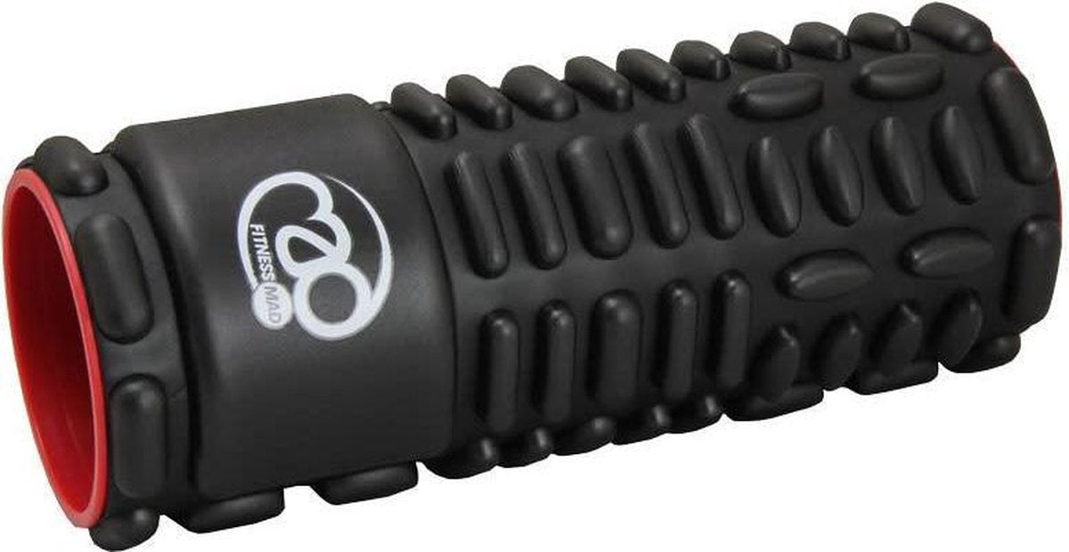 Fitness-Mad Vari-Massage - Foam Roller - 30.5 x 12 cm - Zwart