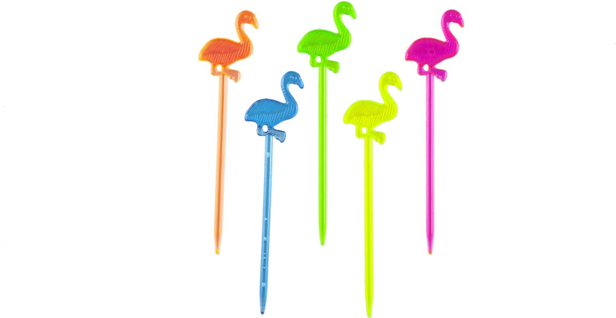 Flamingo | Bento lunchbox | Bento box | cupcake decoratie | prikkers met versiering | taartversiering | taart decoratie