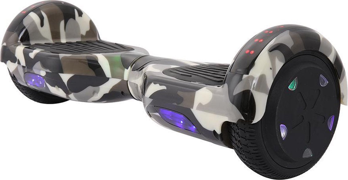 Hoverboard | 6.5 Inch Wielen | Self Balance Hoverboard | Oxboard | Bluetooth Speakers | Camouflage