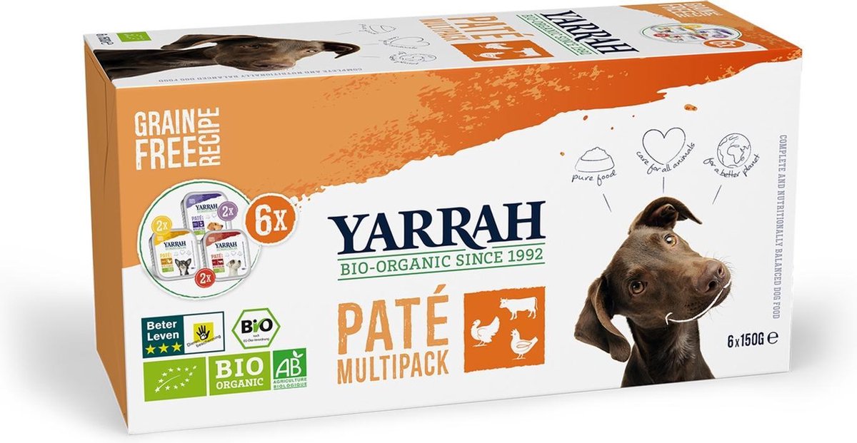Yarrah Biologisch Pate Multi Pack Alu - Kalkoen