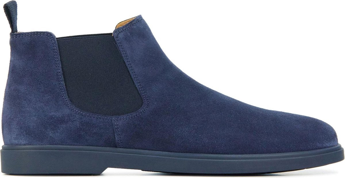 Stefano Lauran Mannen Suède  Chelsea boots / Laarzen / Herenschoenen S3030 - Blauw - maat 40