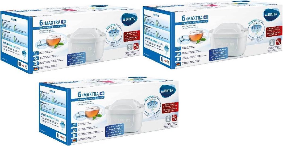 Brita Maxtra+ waterfilter 18 stuks