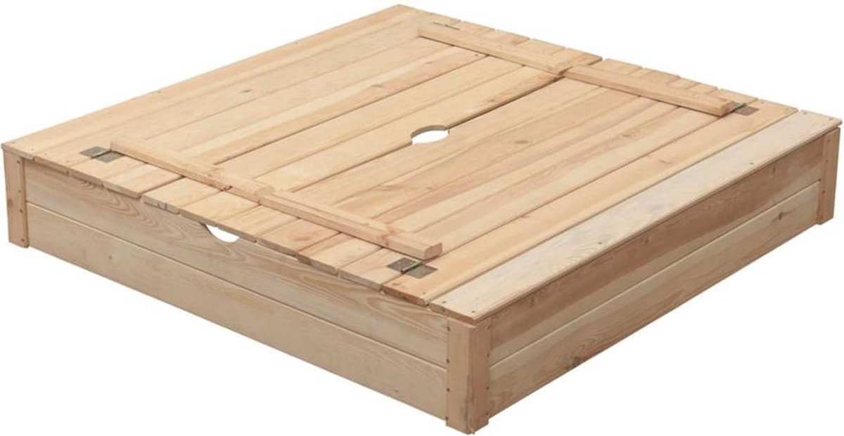 Houten zandbak Robert groot