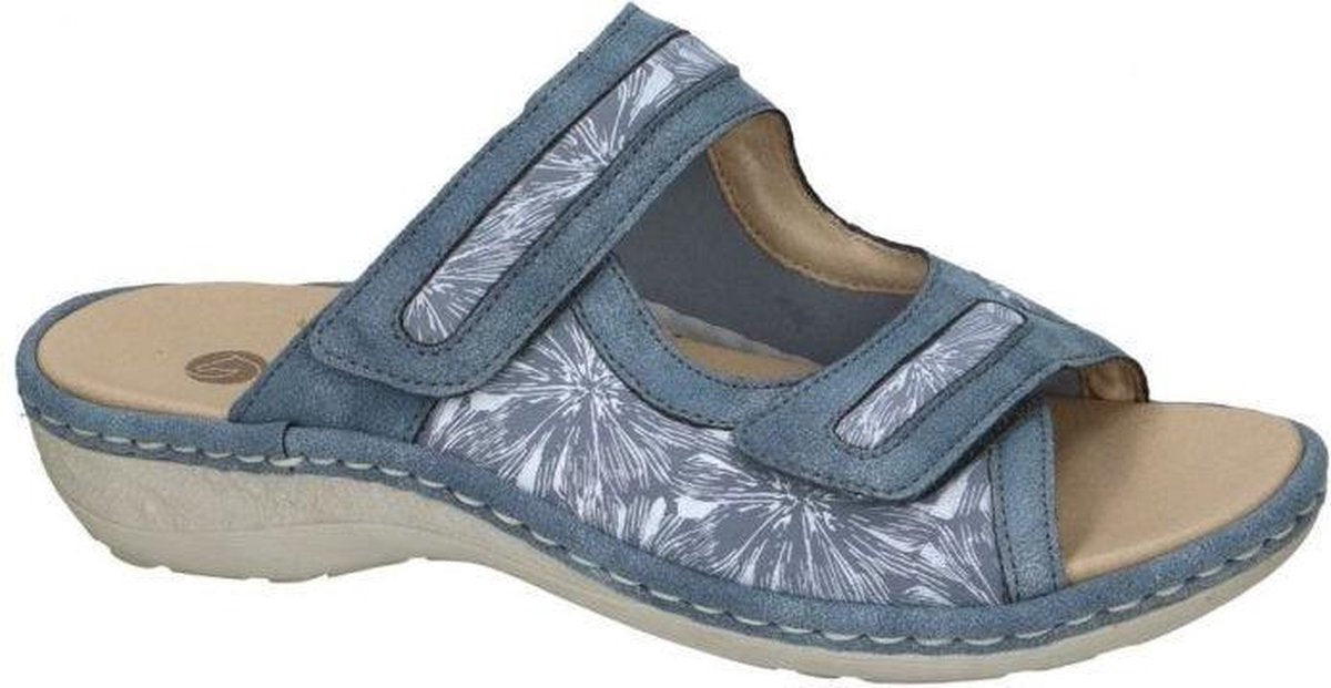 Remonte -Dames -  blauw - slippers & muiltjes - maat 36