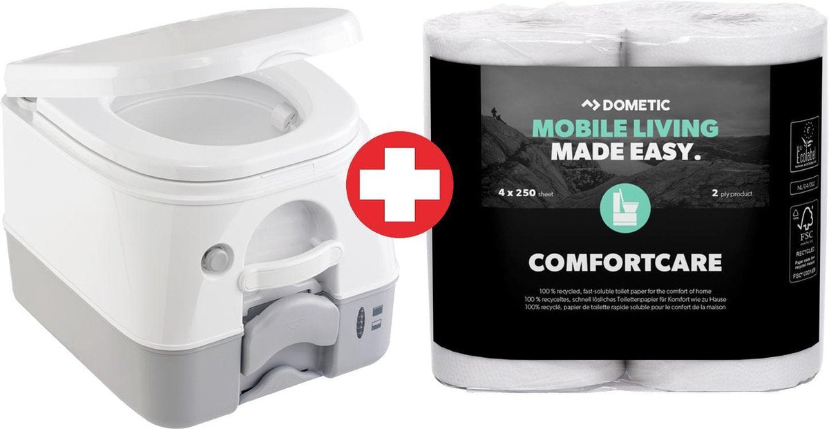 Draagbare Dometic toilet