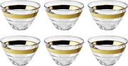 Vidivi Baguette Conische Schaal - Goud - 61 cl - 14 cm - 6 stuks