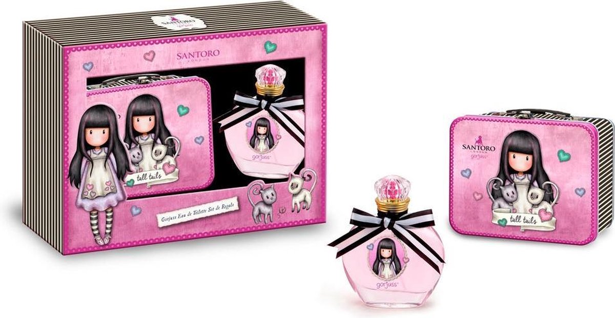 Gorjuss - Geschenkset met tinnen koffertje en Eau de Toilette 50ml