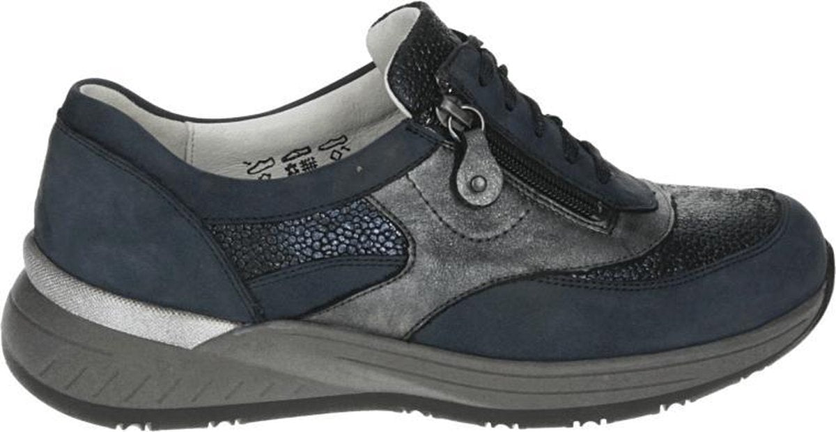 Waldlaufer 659004 K - Volwassenen Dames veterschoenen - Kleur: Blauw - Maat: 39