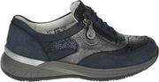 Waldlaufer 659004 K - Volwassenen Dames veterschoenen - Kleur: Blauw - Maat: 39