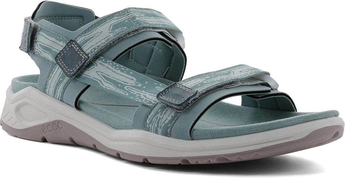 Ecco X-Trinsic  Sandalen - Maat 40 - Vrouwen - groen/blauw/grijs