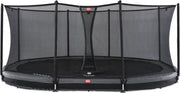 BERG Grand Favorit InGround Trampoline 520 met  Safety Net Comfort - Grijs